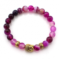 Armband-Edelsteen-Roze
